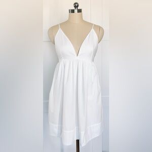 NWT Abercrombie & Fitch V-Neck Babydoll Mini Dress